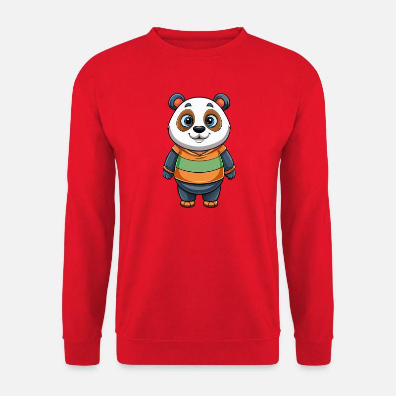 panda - Unisex Sweatshirt - red