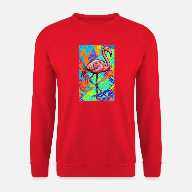 Flamingo - Unisex Pullover - Rot