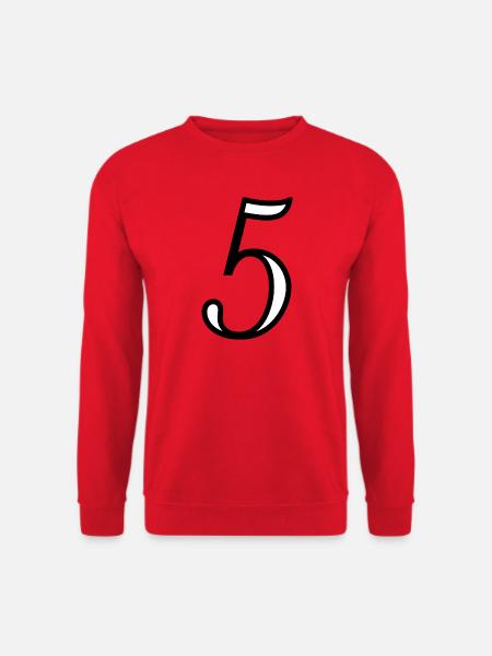 5. ANNIVERSARY. 5 YEARS. 5th ANNIVERSARY - Unisex Sweatshirt - red