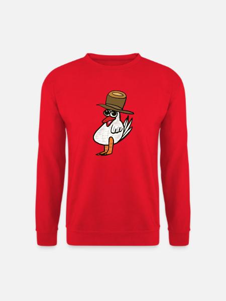 Chicken Rooster Chickens Kids Child - Unisex Sweatshirt - red