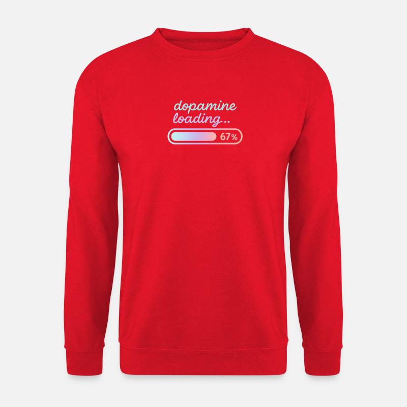 Dopamine Loading Pastel Gradient - Unisex Sweatshirt - red