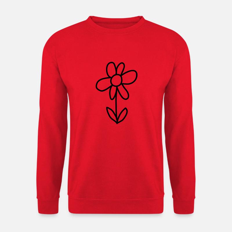 Blume - Unisex Pullover - Rot