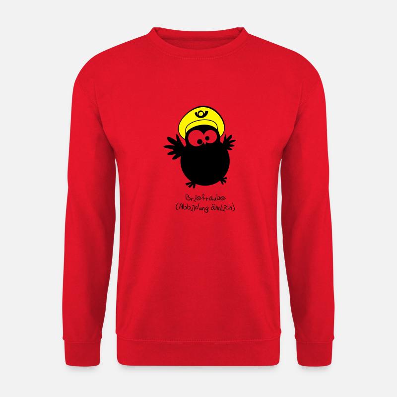 EULE // Brieftaube (Abbildung ähnlich) - Unisex Pullover - Rot