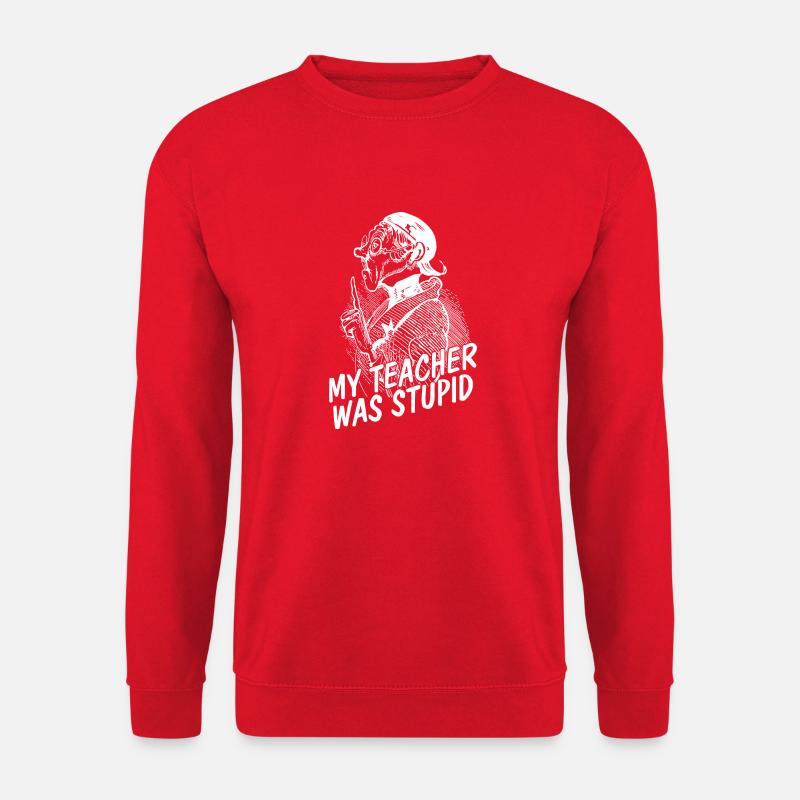 Lehrer Lämpel-Max und Moritz - Unisex Pullover - Rot
