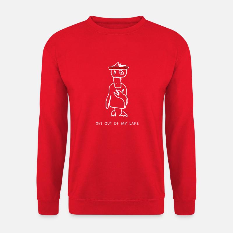 Duck Bird - Unisex Sweatshirt - red
