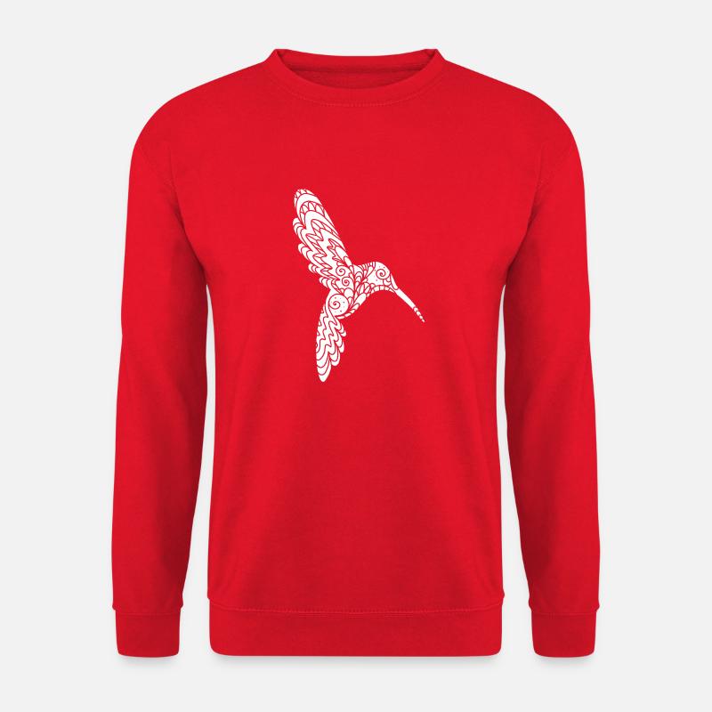 Anmutiger Kolibri - Unisex Pullover - Rot