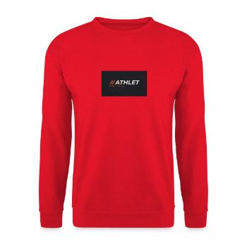 Athlet - Unisex Pullover - Rot - Vorne - Alina (178cm) & Michal (187cm)