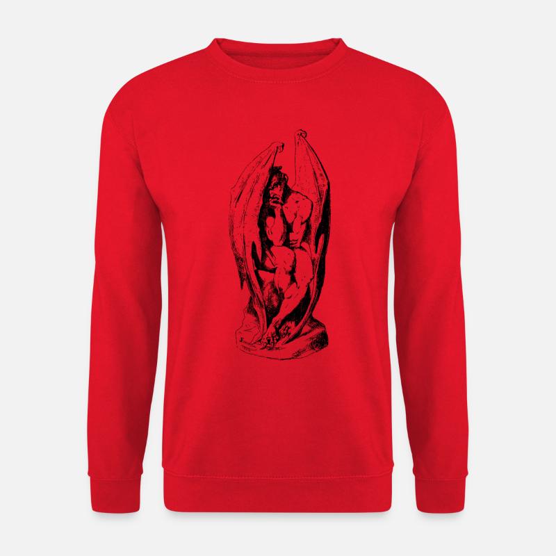 Nachdenklicher Satan - Unisex Pullover - Rot
