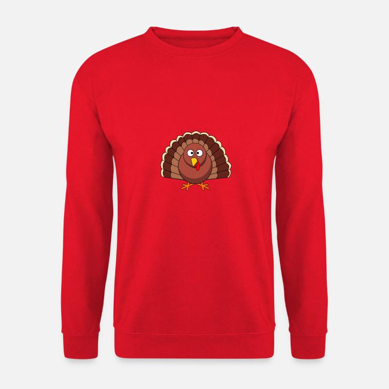 Pita der Truthahn - Unisex Pullover - Rot