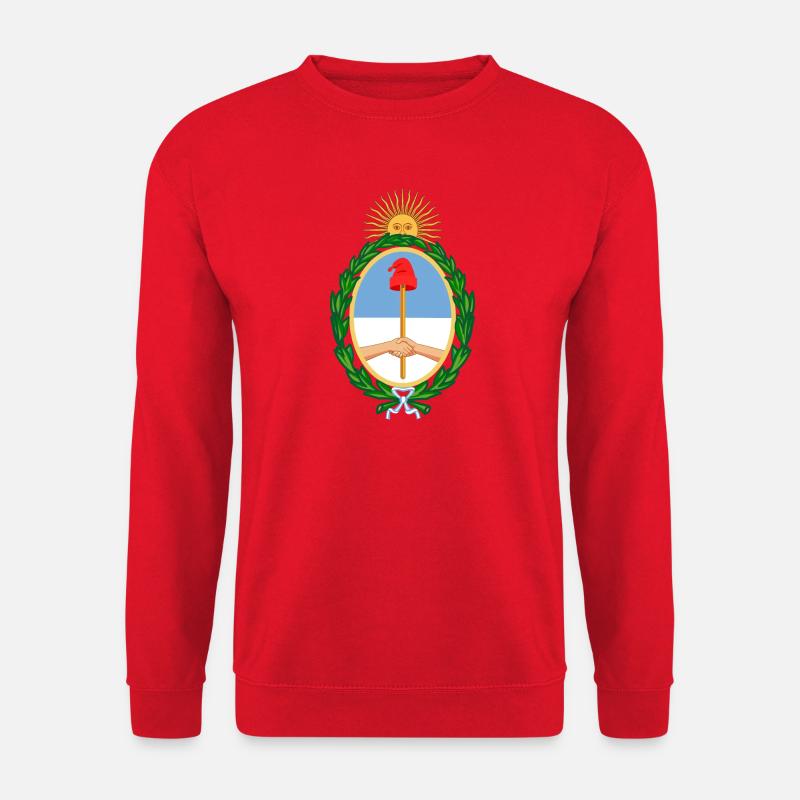 Aufkleber Wappen Argentinien Argentinien - Unisex Pullover - Rot