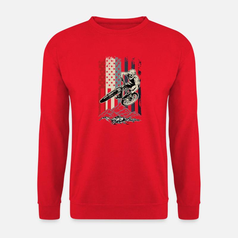 Freedom Jump MX Rider - Unisex Pullover - Rot
