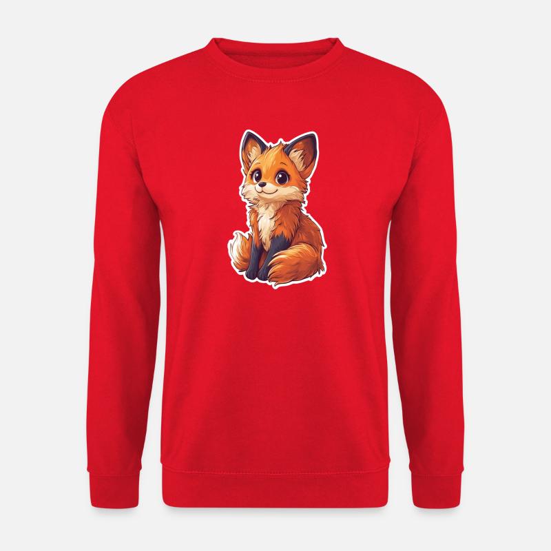 Fox - Unisex Sweatshirt - red