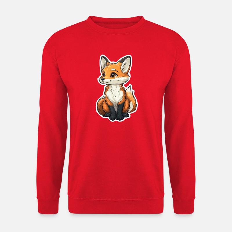 Fox - Unisex Sweatshirt - red
