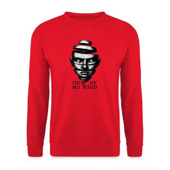 Schmelzende Gedanken - Unisex Pullover - Rot - Vorne - Alina (178cm) & Michal (187cm)