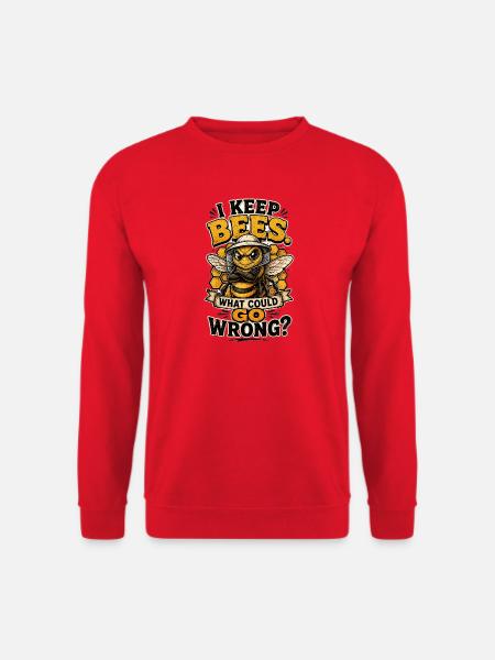 Beekeeper What Could Go Wrong - Unisex Pullover - Rot