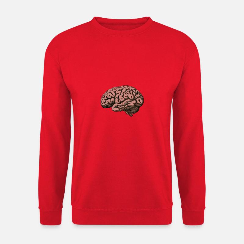 The brain - Unisex Sweatshirt - red