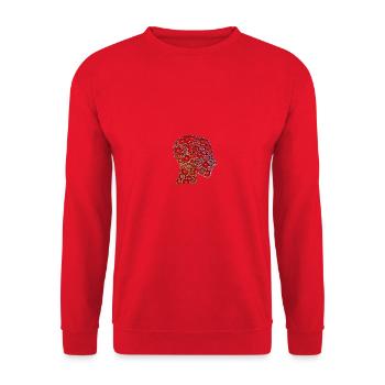 Tête d'engrenages - Sweat-shirt Unisexe - rouge - Devant - Alina (178cm) & Michal (187cm)