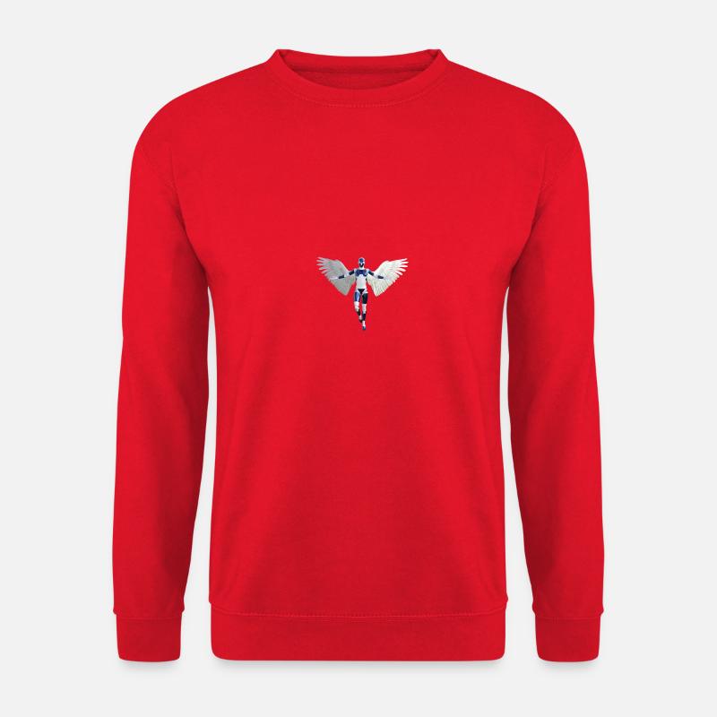 Der mechanische Engel - Unisex Pullover - Rot