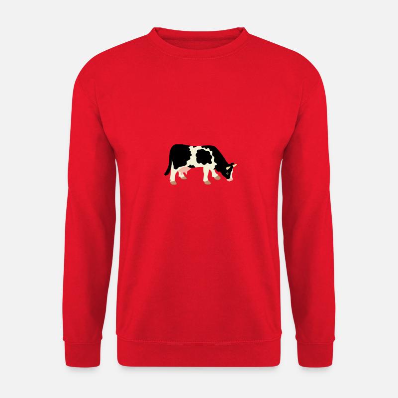 Moody die Kuh - Unisex Pullover - Rot