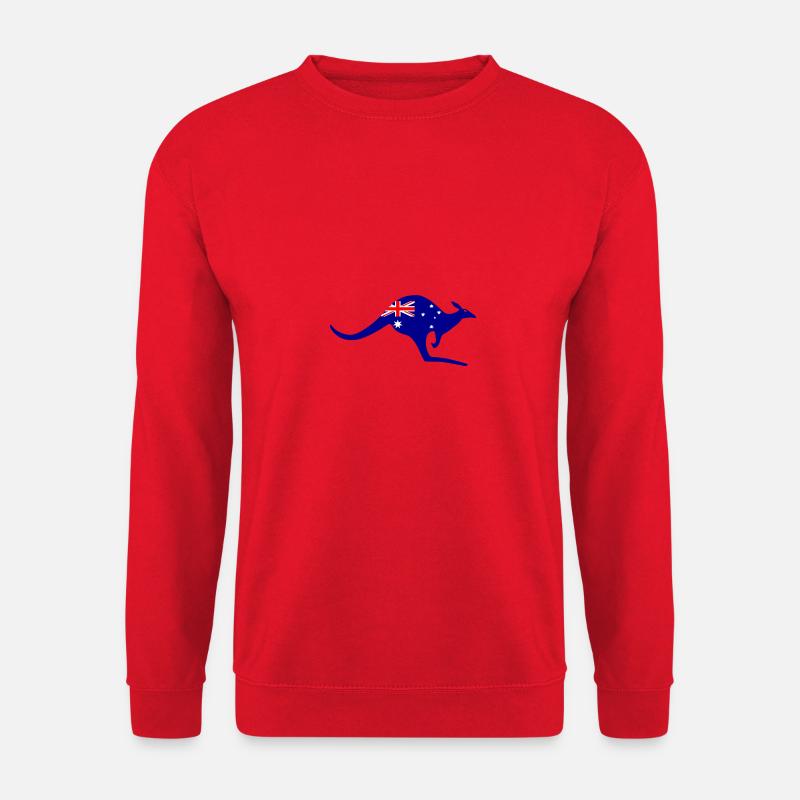 Australisches Känguru - Unisex Pullover - Rot