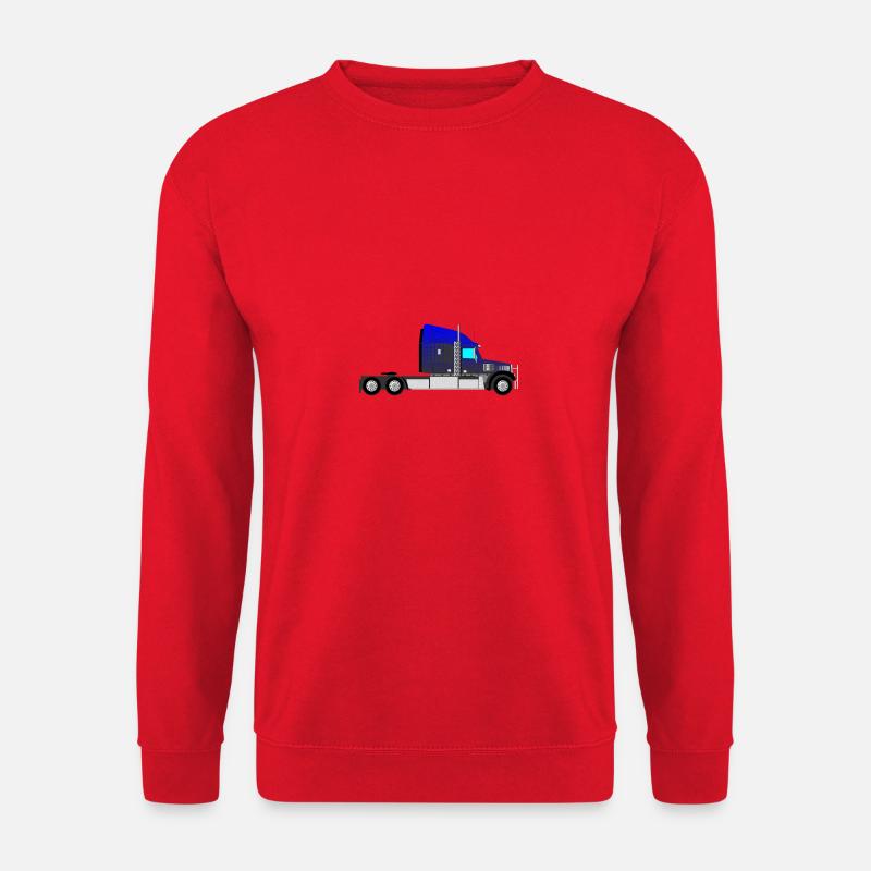 Lkw-Lkw - Unisex Pullover - Rot