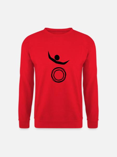 Rollstuhltanz - Unisex Pullover - Rot