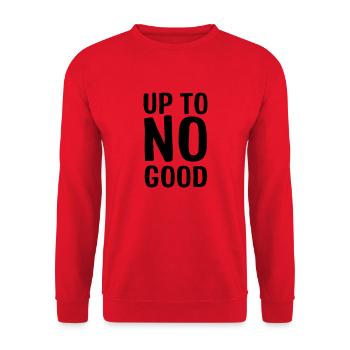 Up To No Good - Unisex Sweatshirt - red - Front - Alina (178cm) & Michal (187cm)