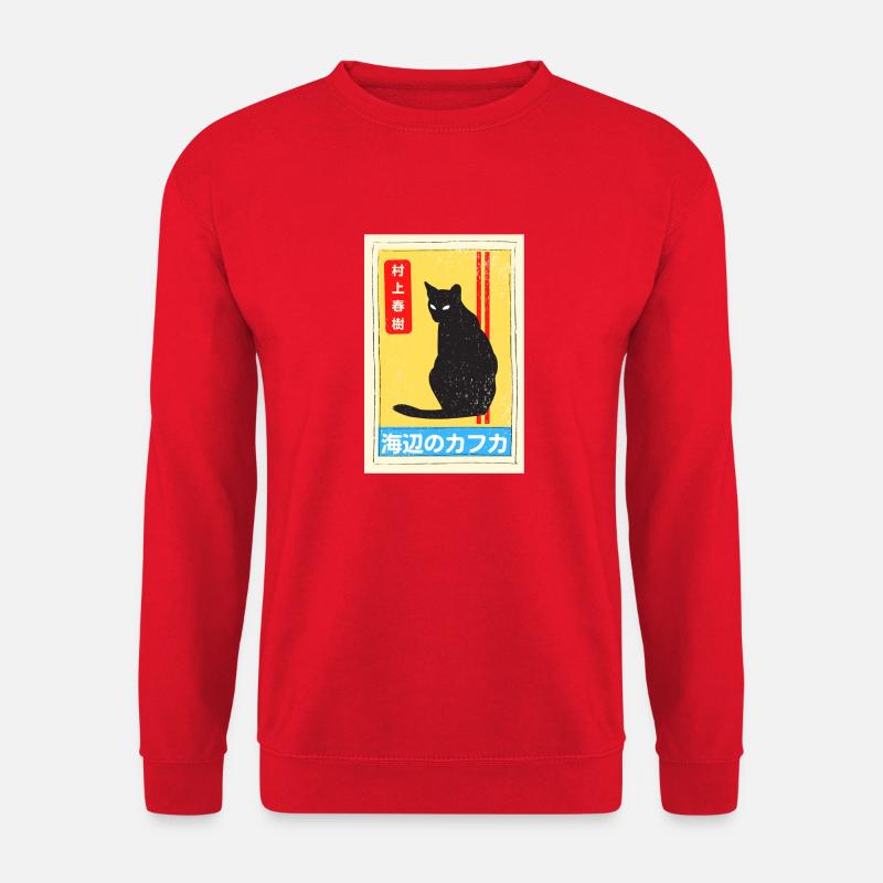 Kafka am Ufer - Unisex Pullover - Rot