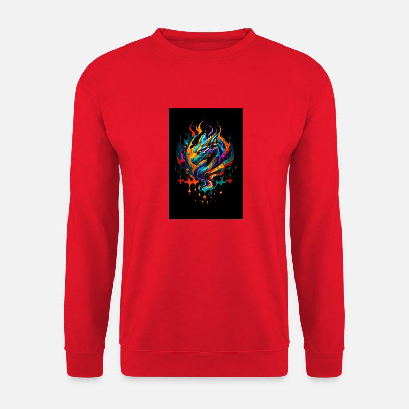 Drachen - Unisex Pullover - Rot