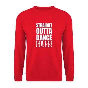 Dancing Dance Music - Unisex Pullover - Rot - Vorne - Alina (178cm) & Michal (187cm)