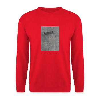 Chacal - Sweat-shirt Unisexe - rouge - Devant - Alina (178cm) & Michal (187cm)
