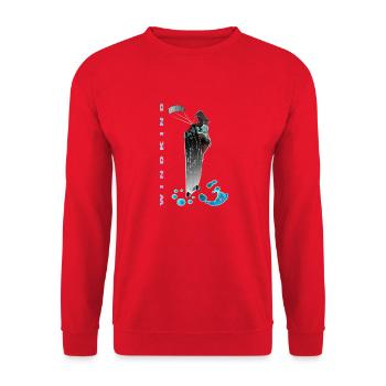 Kitesurfen - Unisex Pullover - Rot - Vorne - Alina (178cm) & Michal (187cm)