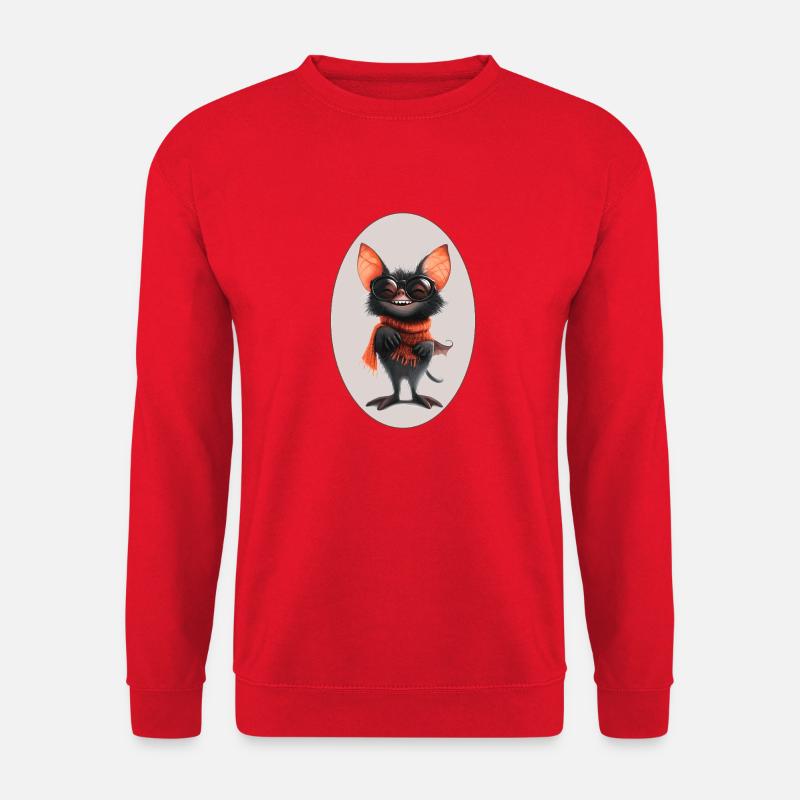 Fledermaus - Unisex Pullover - Rot