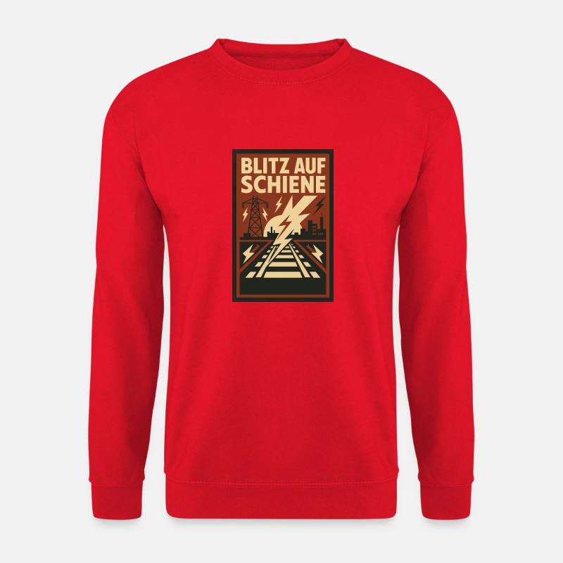 Blitz Rail Railway - Unisex Sweatshirt - red