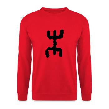kabyle - Sweat-shirt Unisexe - rouge - Devant - Alina (178cm) & Michal (187cm)