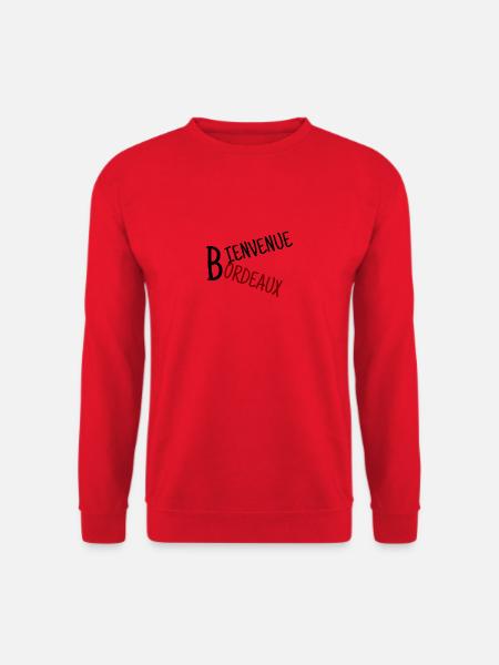 BIENVENUE BORDEAUX - Sweat-shirt Unisexe - rouge