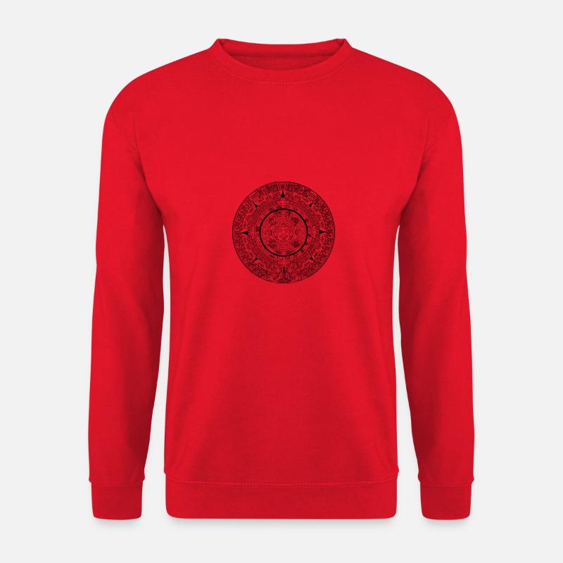 Maya-Kalender - Unisex Pullover - Rot