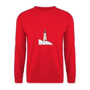 Phare maritime - Unisex Pullover - Rot - Vorne - Alina (178cm) & Michal (187cm)