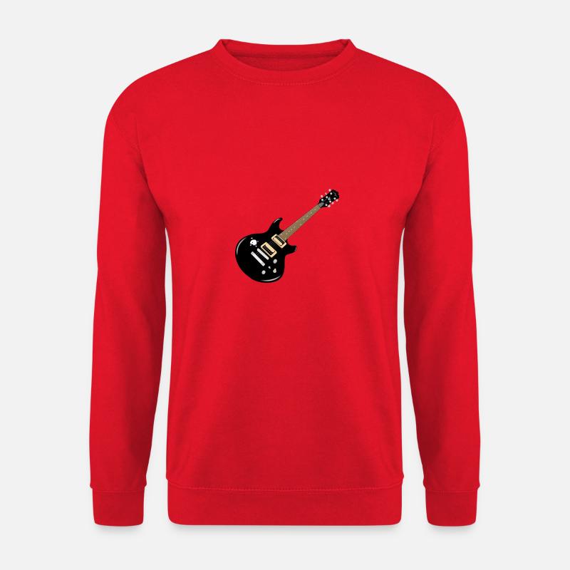 E-Gitarre - Unisex Pullover - Rot