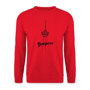 Tampere - Unisex Sweatshirt - red - Front - Alina (178cm) & Michal (187cm)