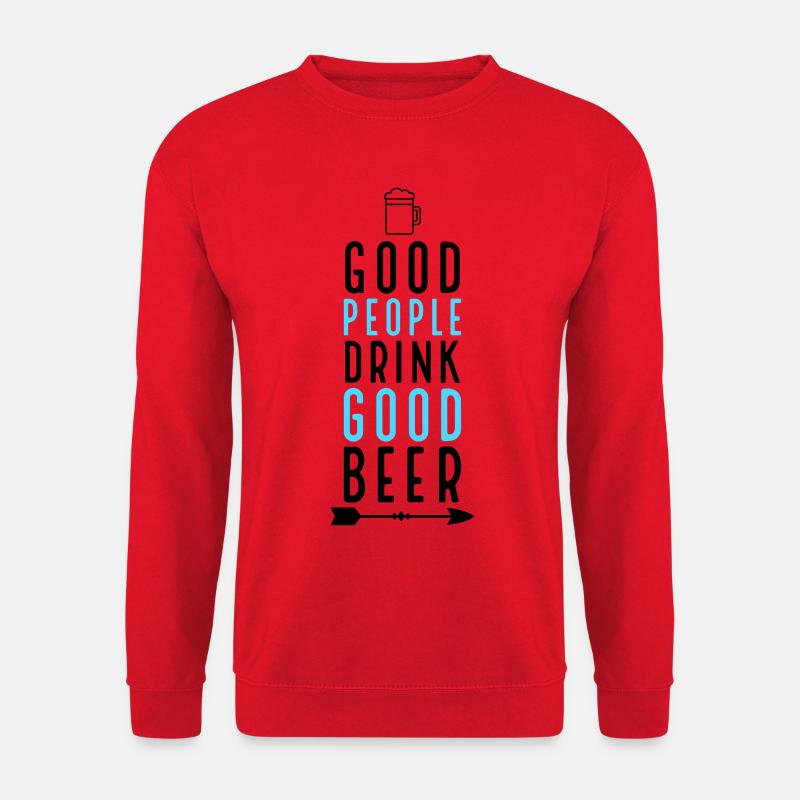 Bier - Unisex Pullover - Rot