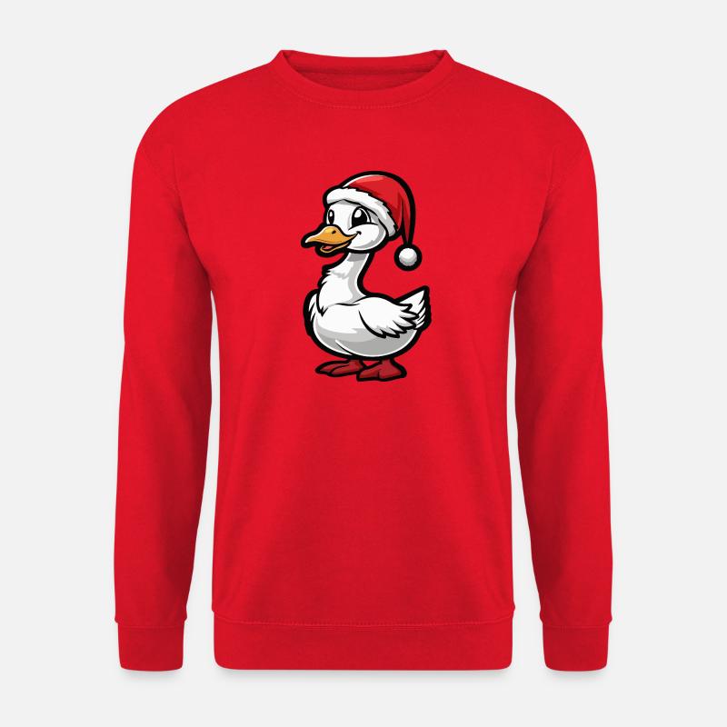 Gans Weihnachten - Unisex Pullover - Rot