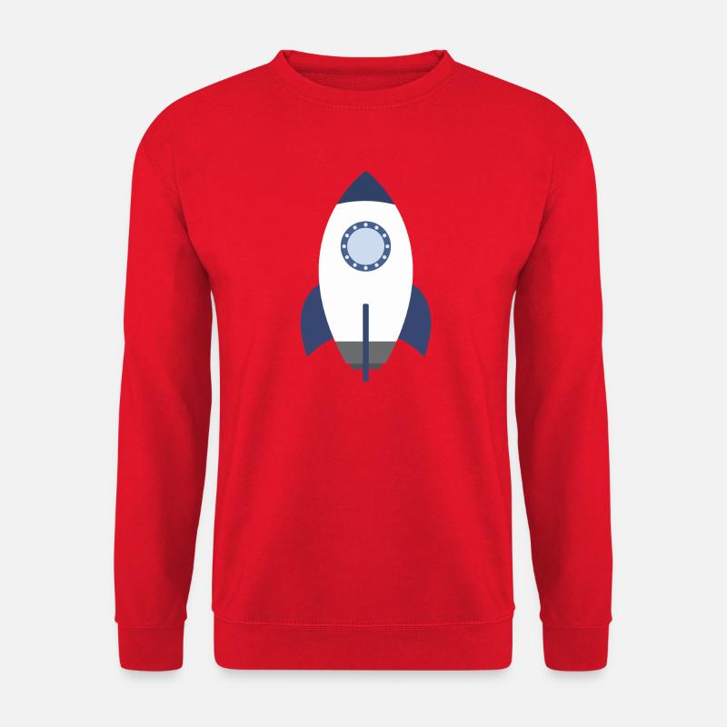 Raketenraum - Unisex Pullover - Rot