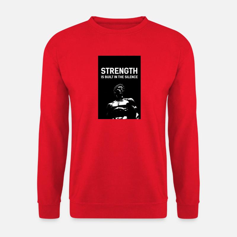 Strength in silence - Unisex Sweatshirt - red