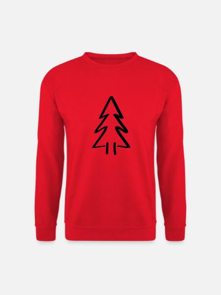 baum Tannenbaum Weihnachtsbaum Christbaum - Unisex Pullover - Rot
