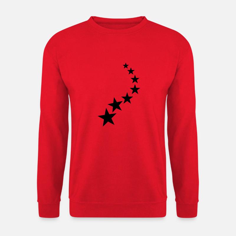 Sterne - Unisex Pullover - Rot
