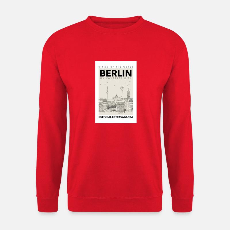 Berlin - Unisex Pullover - Rot