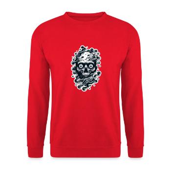 Zombie Inc - Unisex Pullover - Rot - Vorne - Alina (178cm) & Michal (187cm)