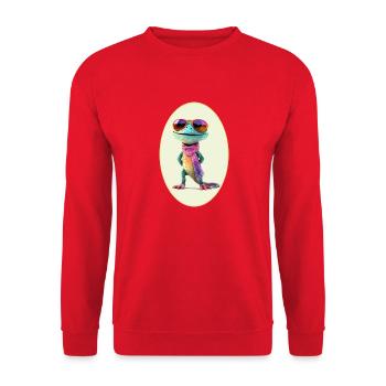 Salamander Sommer - Unisex Pullover - Rot - Vorne - Alina (178cm) & Michal (187cm)