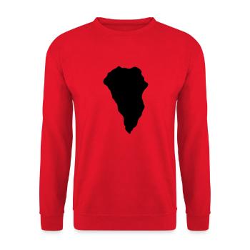 La Palma - Unisex Pullover - Rot - Vorne - Alina (178cm) & Michal (187cm)